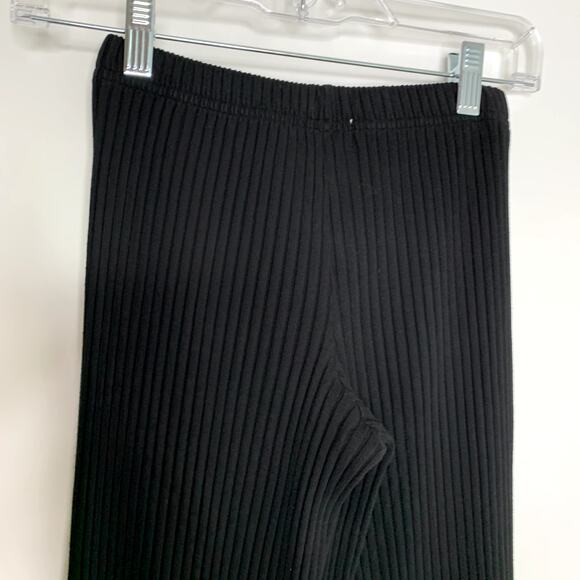 John Elliot Ginza Rib Cropped Pant Womens Black Size 0 USA Made - Picture 8 of 16